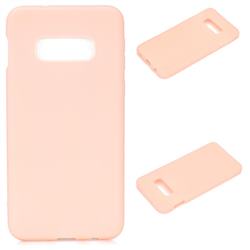 Candy Soft Silicone Protective Phone Case for Samsung Galaxy S10e (5.8 inch) - Light Pink
