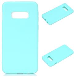 Candy Soft Silicone Protective Phone Case for Samsung Galaxy S10e (5.8 inch) - Light Blue