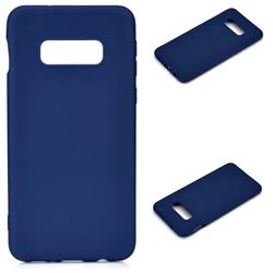 Candy Soft Silicone Protective Phone Case for Samsung Galaxy S10e (5.8 inch) - Dark Blue