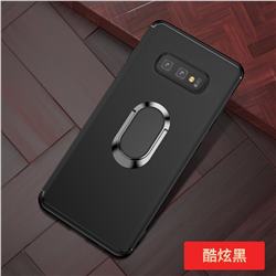 Anti-fall Invisible 360 Rotating Ring Grip Holder Kickstand Phone Cover for Samsung Galaxy S10e (5.8 inch) - Black