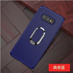 Anti-fall Invisible 360 Rotating Ring Grip Holder Kickstand Phone Cover for Samsung Galaxy S10e (5.8 inch) - Blue