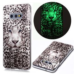 Leopard Tiger Noctilucent Soft TPU Back Cover for Samsung Galaxy S10e (5.8 inch)