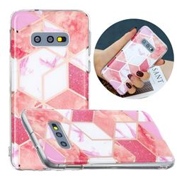 Cherry Glitter Painted Marble Electroplating Protective Case for Samsung Galaxy S10e (5.8 inch)