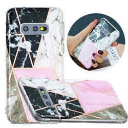 Pink and Black Painted Marble Electroplating Protective Case for Samsung Galaxy S10e (5.8 inch)