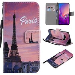 Paris Eiffel Tower PU Leather Wallet Case for Samsung Galaxy S10e (5.8 inch)
