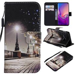 City Night View PU Leather Wallet Case for Samsung Galaxy S10e (5.8 inch)