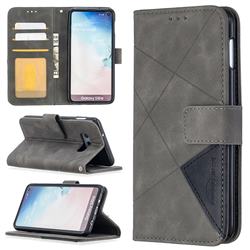 Binfen Color BF05 Prismatic Slim Wallet Flip Cover for Samsung Galaxy S10e (5.8 inch) - Gray