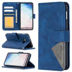 Binfen Color BF05 Prismatic Slim Wallet Flip Cover for Samsung Galaxy S10e (5.8 inch) - Blue