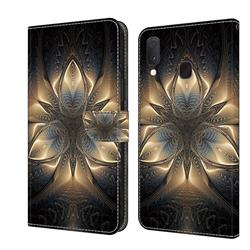 Resplendent Mandala Crystal PU Leather Protective Wallet Case Cover for Samsung Galaxy S10e (5.8 inch)