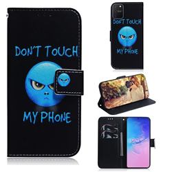 Not Touch My Phone PU Leather Wallet Case for Samsung Galaxy S10 Lite(6.7 inch)