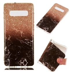 Glittering Rose Black Soft TPU Marble Pattern Case for Samsung Galaxy S10 Plus(6.4 inch)