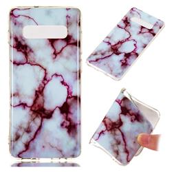 Bloody Lines Soft TPU Marble Pattern Case for Samsung Galaxy S10 Plus(6.4 inch)