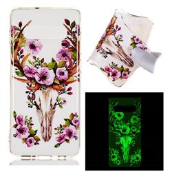 Sika Deer Noctilucent Soft TPU Back Cover for Samsung Galaxy S10 Plus(6.4 inch)