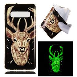 Fly Deer Noctilucent Soft TPU Back Cover for Samsung Galaxy S10 Plus(6.4 inch)