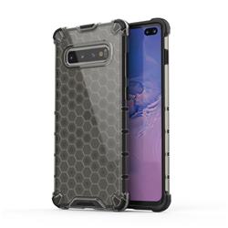 Honeycomb TPU + PC Hybrid Armor Shockproof Case Cover for Samsung Galaxy S10 Plus(6.4 inch) - Gray