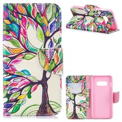 The Tree of Life Leather Wallet Case for Samsung Galaxy S10 Plus(6.4 inch)