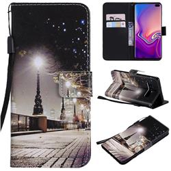 City Night View PU Leather Wallet Case for Samsung Galaxy S10 Plus(6.4 inch)