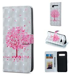 Sakura Flower Tree 3D Painted Leather Phone Wallet Case for Samsung Galaxy S10 Plus(6.4 inch)