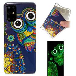 Tribe Owl Noctilucent Soft TPU Back Cover for Samsung Galaxy S20 Plus / S11