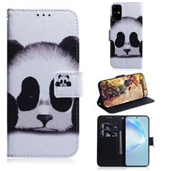 Sleeping Panda PU Leather Wallet Case for Samsung Galaxy S20 Plus / S11