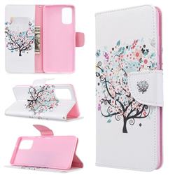 Colorful Tree Leather Wallet Case for Samsung Galaxy S20 Plus / S11