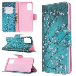 Blue Plum Leather Wallet Case for Samsung Galaxy S20 Plus / S11