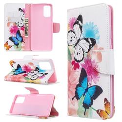 Vivid Flying Butterflies Leather Wallet Case for Samsung Galaxy S20 Plus / S11