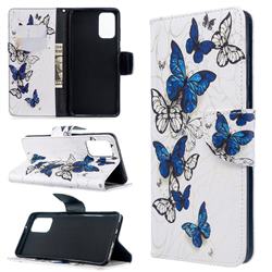 Flying Butterflies Leather Wallet Case for Samsung Galaxy S20 Plus / S11