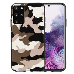 Camouflage Soft TPU Back Cover for Samsung Galaxy S20 Plus / S11 - Black White