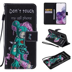 One Eye Mice PU Leather Wallet Case for Samsung Galaxy S20 Plus / S11