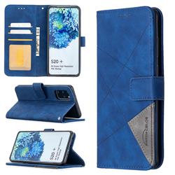 Binfen Color BF05 Prismatic Slim Wallet Flip Cover for Samsung Galaxy S20 Plus / S11 - Blue