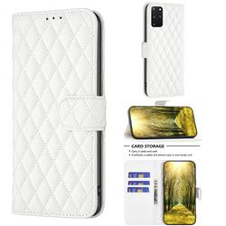 Binfen Color BF-14 Fragrance Protective Wallet Flip Cover for Samsung Galaxy S20 Plus - White