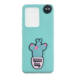 Cactus Flower Soft 3D Silicone Case for Samsung Galaxy S20 Ultra / S11 Plus