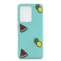 Watermelon Pineapple Soft 3D Silicone Case for Samsung Galaxy S20 Ultra / S11 Plus