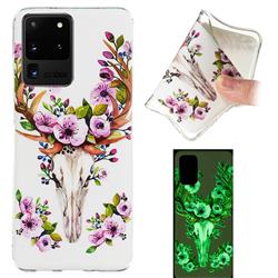 Sika Deer Noctilucent Soft TPU Back Cover for Samsung Galaxy S20 Ultra / S11 Plus