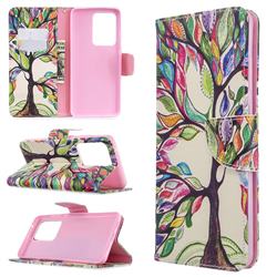 The Tree of Life Leather Wallet Case for Samsung Galaxy S20 Ultra / S11 Plus
