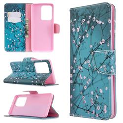Blue Plum Leather Wallet Case for Samsung Galaxy S20 Ultra / S11 Plus
