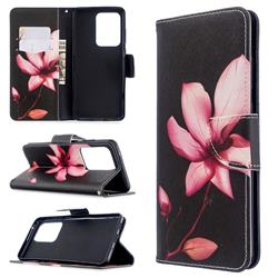 Lotus Flower Leather Wallet Case for Samsung Galaxy S20 Ultra / S11 Plus