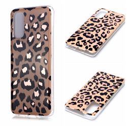 Leopard Galvanized Rose Gold Marble Phone Back Cover for Samsung Galaxy S20 / S11e