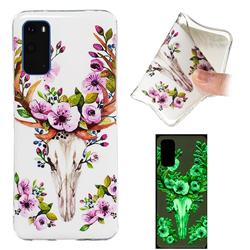 Sika Deer Noctilucent Soft TPU Back Cover for Samsung Galaxy S20 / S11e