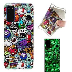 Trash Noctilucent Soft TPU Back Cover for Samsung Galaxy S20 / S11e
