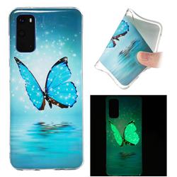 Butterfly Noctilucent Soft TPU Back Cover for Samsung Galaxy S20 / S11e
