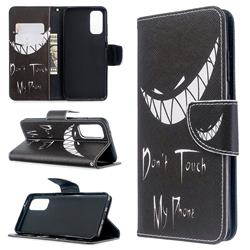 Crooked Grin Leather Wallet Case for Samsung Galaxy S20 / S11e