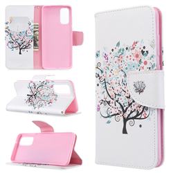 Colorful Tree Leather Wallet Case for Samsung Galaxy S20 / S11e