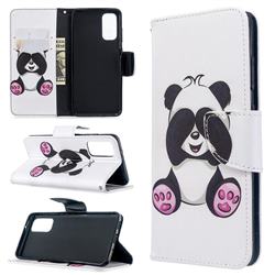 Lovely Panda Leather Wallet Case for Samsung Galaxy S20 / S11e