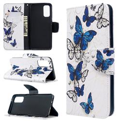Flying Butterflies Leather Wallet Case for Samsung Galaxy S20 / S11e