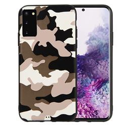 Camouflage Soft TPU Back Cover for Samsung Galaxy S20 / S11e - Black White