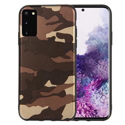 Camouflage Soft TPU Back Cover for Samsung Galaxy S20 / S11e - Gold Coffee