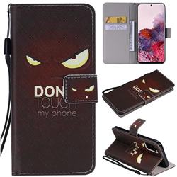 Angry Eyes PU Leather Wallet Case for Samsung Galaxy S20 / S11e