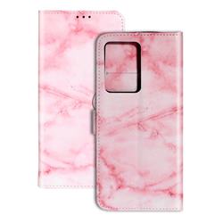Pink Marble PU Leather Wallet Case for Samsung Galaxy S20 / S11e